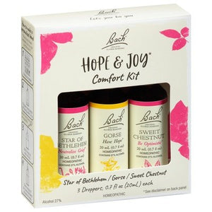 Bach Flower Essences Hope & Joy Comfort Kit Star Of Bethlehem/Gorse/Sweet Chestnut 1/3/.7 OZ [UNFI-CARLISLE #2579639]