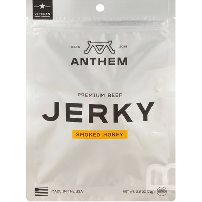 Anthem Snacks Llc Jerky Premium Beef Smoked Honey 12/2.5 OZ [UNFI #03074853] [ebt]