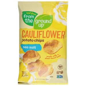 From The Ground Up Potato Chips Cauliflower Sea Salt 12/3.5 OZ [UNFI #2669992] [ebt]