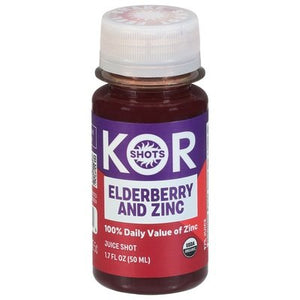 Kor Juice Shot Elberberry And Zinc 12/1.7 OZ [UNFI #2831345] [ebt]