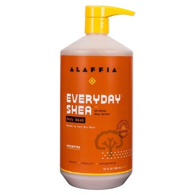 Alaffia Body Wash Unrefined Shea Butter Unscented 1/32 OZ [UNFI-CARLISLE #1754274]