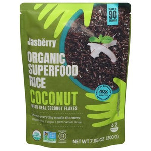 Jasberry Rice Superfood Organic Coconut 6/7.05 OZ [UNFI #2951697] [ebt]