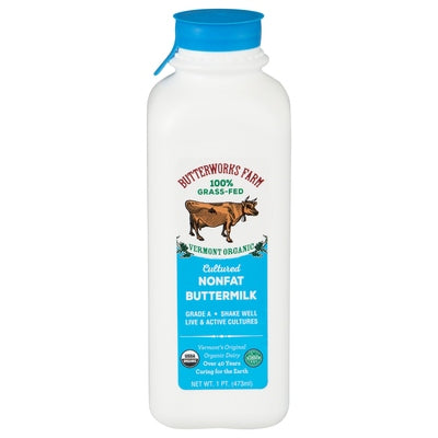 Butterworks Farm Buttermilk Nonfat Cultured 6/16 OZ [UNFI #01013663] [ebt]
