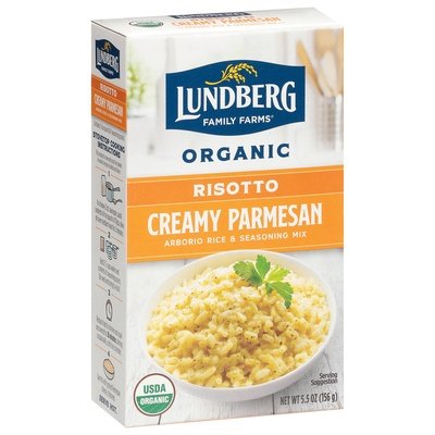 Lundberg Family Farms Risotto Organic Creamy Parmesan 6/5.5 OZ [UNFI #2105831] [ebt]