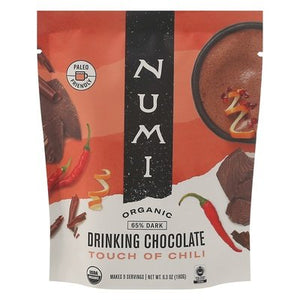 Numi Drinking Chocolate Organic 65% Dark Touch Of Chili 6/6.3 OZ [UNFI #2568541] [ebt]