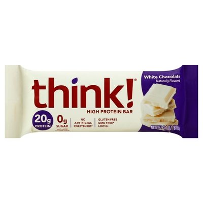 Think High Protein Bar White Chocolate 10/2.1 OZ [UNFI-CARLISLE #753418] [ebt]
