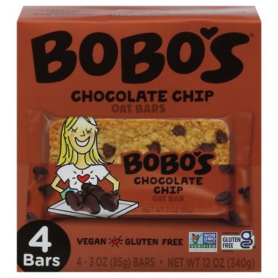 Bobos Oat Bars Oat Bars Chocolate Chip 6/4 PACK [UNFI #2465383] [ebt]