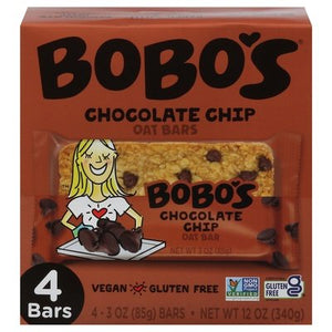 Bobos Oat Bars Oat Bars Chocolate Chip 6/4 PACK [UNFI #2465383] [ebt]