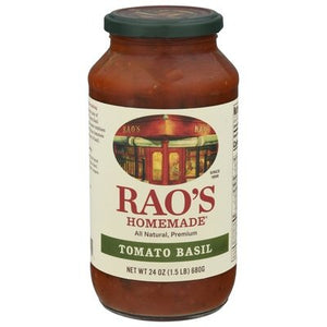 Raos Sauce Tomato Basil 12/24 OZ [UNFI #306423] [ebt]