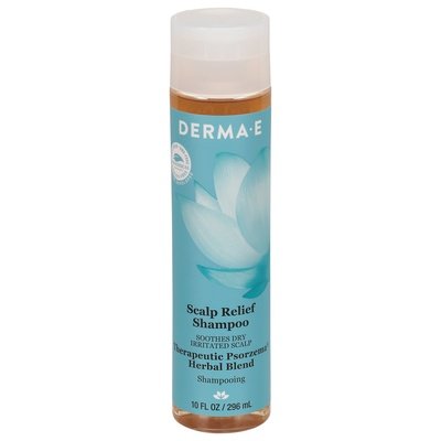 Derma E Shampoo Scalp Relief Therapeutic Psorzema Herbal Blend 10 OZ [UNFI #2483774] T