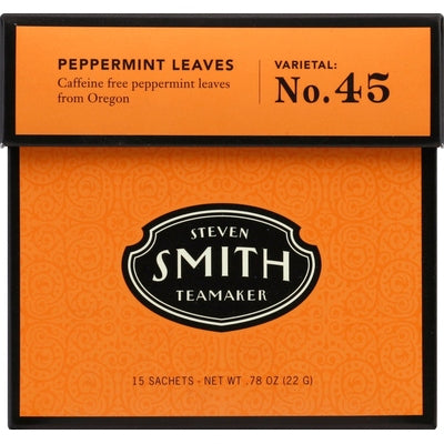 Smith Teamaker Tea Peppermint Leaves Sachets 6/15 BAG [UNFI #0985028] [ebt]