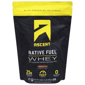 Ascent Whey Protein Powder Blend Chocolate 1/2 LB [UNFI-CARLISLE #2303519]