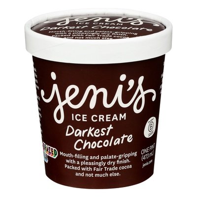 Jenis Ice Cream Darkest Chocolate 8/16 OZ [UNFI #1166990] [ebt]