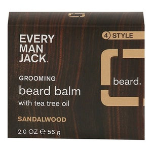 Every Man Jack Beard Balm Sandalwood Grooming 1/2 OZ [UNFI-CARLISLE #2410132]