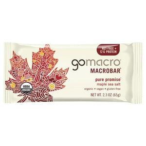 Gomacro Macrobar Maple Sea Salt 12/2.3 OZ [UNFI-CARLISLE #2418192] [ebt]