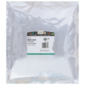 Frontier Nat Prod Co-Op Basil Leaf Sweet Cut & Sifted 1LB [UNFI-CARLISLE #116301] [ebt]