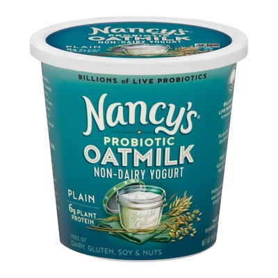 Nancys Springfield Creamery Yogurt Non-Dairy Oatmilk Plain Probiotic 6/24 OZ [UNFI #2364248] [ebt]