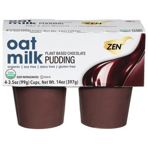 Zen Pudding Chocolate Oat Milk 6/4/3.5 OZ [UNFI #2832640] [ebt]