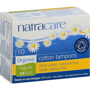 Natracare Tampons Cotton Organic Regular 1/10 CT [UNFI-CARLISLE #0955153]