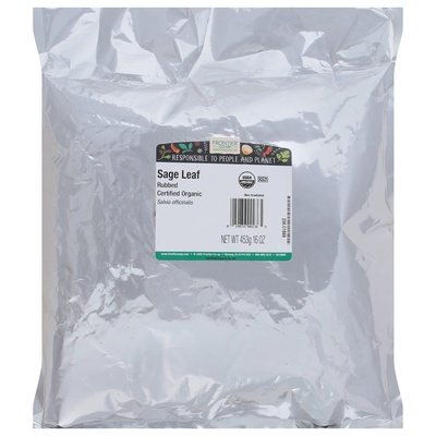Frontier Nat Prod Co-Op Sage Leaf Rubbed 1 Lb [UNFI-CARLISLE #0466045] [ebt]