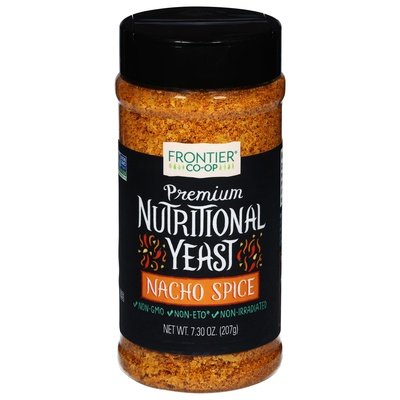 Frontier Nat Prod Co-Op Nutritional Yeast Premium Nacho Spice 1/7.3 OZ [UNFI-CARLISLE #2607539] [ebt]