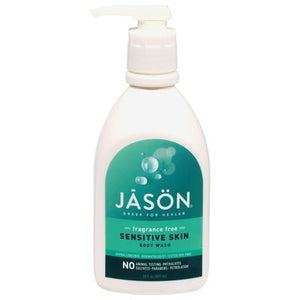 Jason Natural Products Body Wash Sensitive Skin Fragrance Free 1/30 OZ [UNFI-CARLISLE #2739449]
