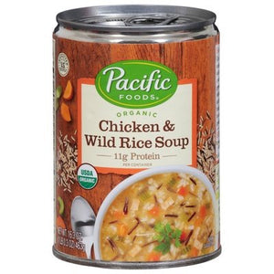 Pacific Foods Soup Organic Chicken & Wild Rice 12/16.3 Z [UNFI #2854347] [ebt]