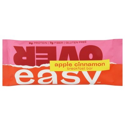 Over Easy Breakfast Bar Apple Cinnamon 12/1.8 OZ [UNFI-CARLISLE #2653871] [ebt]
