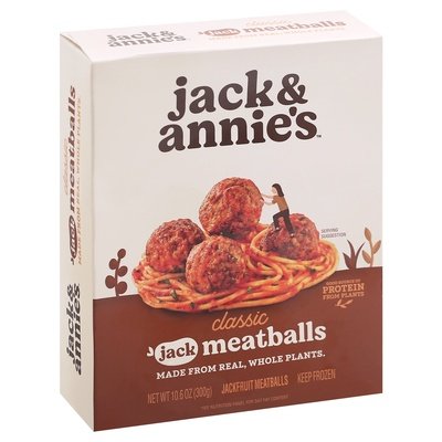 Jack & Annies Jackfruit Meatballs Classic 8/9.6 OZ [UNFI #2972511] [ebt]