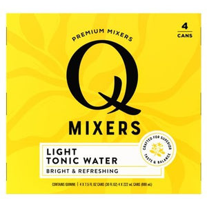 Q Drinks Tonic Water Light 6/4/7.5 OZ [UNFI #2344315] [ebt]