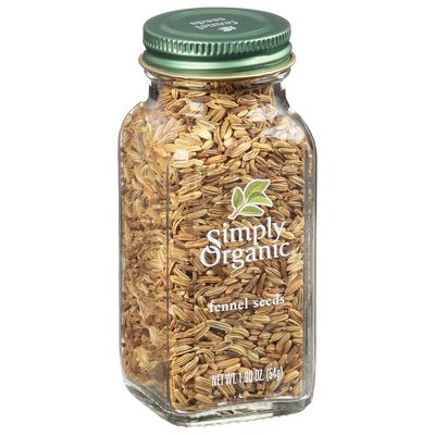 Simply Organic Fennel Seeds 6/1.9 OZ [UNFI #1215011] [ebt]