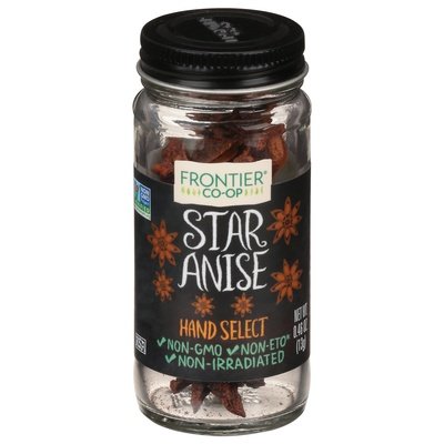 Frontier Nat Prod Co-Op Star Anise Hand Select 1/.46 OZ [UNFI-CARLISLE #2796084] [ebt]