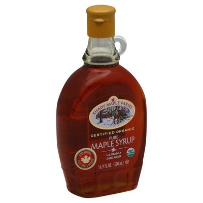 Shady Maple Farms Maple Syrup Pure Dark Amber 12/16.9 OZ [UNFI #106450] [ebt]
