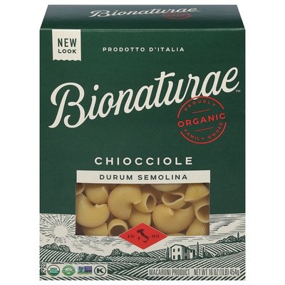 Bionaturae Chiocciole 100% Organic Durum Semolina 12/16 OZ [UNFI #0530824] [ebt]