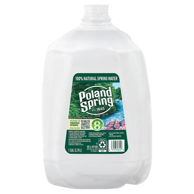 Poland Spring Spring Water 100% Natural 6/1 GAL [UNFI #0747808] [ebt]