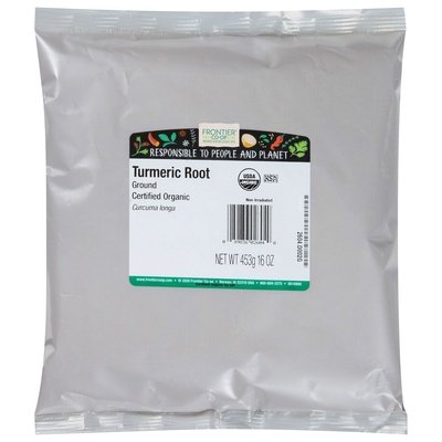 Frontier Nat Prod Co-Op Turmeric Root Ground 1LB [UNFI-CARLISLE #448639] [ebt]