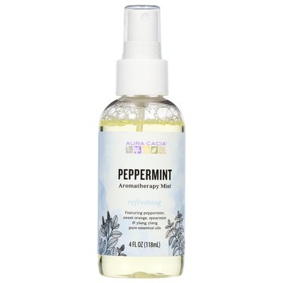 Aura Cacia Aromatherapy Mist Peppermint Refreshing 1/4 OZ [UNFI-CARLISLE #277228]