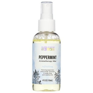 Aura Cacia Aromatherapy Mist Peppermint Refreshing 1/4 OZ [UNFI-CARLISLE #277228]