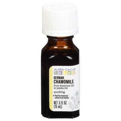 Aura Cacia Pure Essential Oil German Chamomile Soothing 1/.5 OZ [UNFI-CARLISLE #548172]