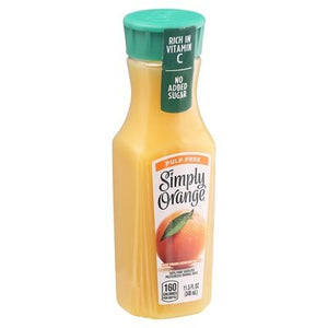 Simply Orange Juice Pulp Free 12/340 ML [UNFI #1513977] [ebt]