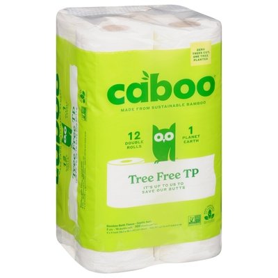Caboo Bamboo Bath Tissue Double Rolls 2-Ply 6/12 PK [UNFI #1633148]
