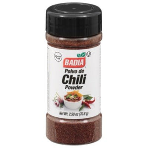 Badia Spices Chili Powder 8/2.5 OZ [UNFI #2472710] [ebt]