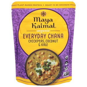 Maya Kaimal Everyday Chana Organic Chickpeas Coconut & Kale Mild 6/10 OZ [UNFI #2576312] [ebt]