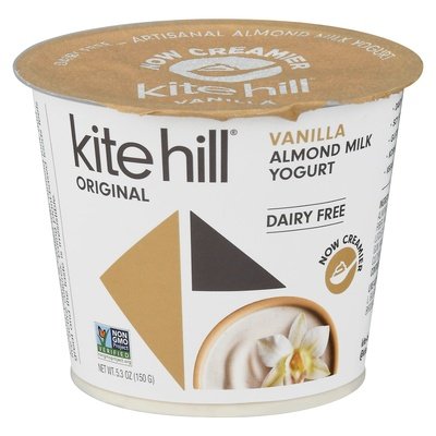 Kite Hill Almond Milk Yogurt Dairy Free Vanilla Original 8/5.3 OZ [UNFI #2592871] [ebt]