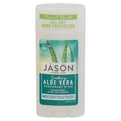 Jason Natural Products Deodorant Stick Aloe Vera Soothing 1/2.5 OZ [UNFI-CARLISLE #800508]