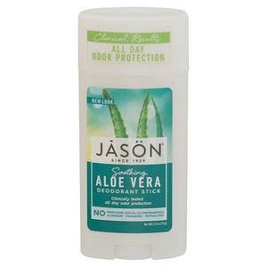 Jason Natural Products Deodorant Stick Aloe Vera Soothing 1/2.5 OZ [UNFI-CARLISLE #800508]
