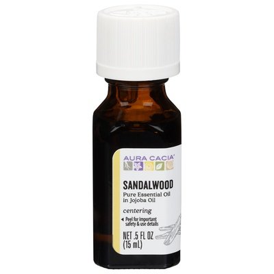 Aura Cacia Pure Essential Oil In Jojoba Oil Sandalwood Centering 1/.5 OZ [UNFI-CARLISLE #548313]
