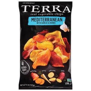 Terra Chips Vegetable Chips Real Mediterranean With Garlic & Herbs 12/5 OZ [UNFI #0584862] [ebt]