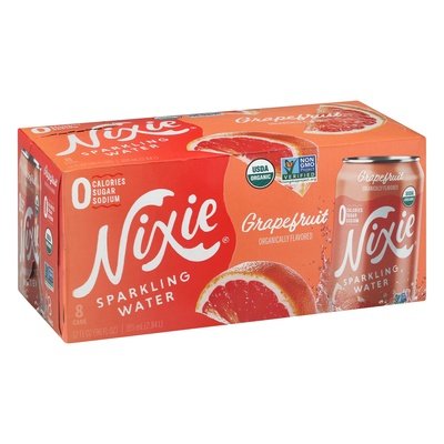Nixie Sparkling Water Sparkling Water Grapefruit  3/8/12 OZ [UNFI #2478626] [ebt]