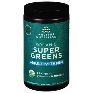 Ancient Nutrition Super Greens +Multivitamin Organic 1/7.5 OZ [UNFI-CARLISLE #2936896]